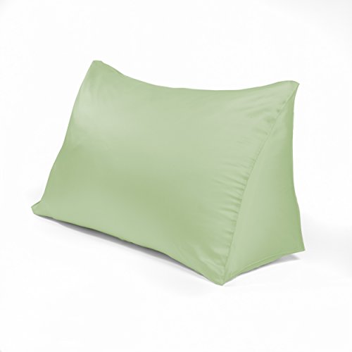 300 TC Sateen Reading Wedge Pillow Cover (Vintage Green)