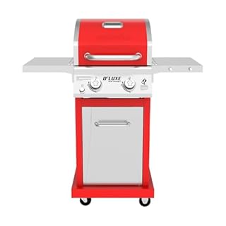 Nexgrill Deluxe 2-Burner Gas Grill with 401 SQ In Grate, 28000 BTUs, Stainless Steel Control Panel & Foldable Side Table, Propane BBQ Grill for Outdoor Cooking, Patios, Backyards and More - 720-0864R