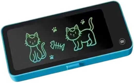 Pencil Box with Password and LCD Writing Slate|Portable, Stylish, Multipurpose, Long-Lasting MaterialGeometry Box