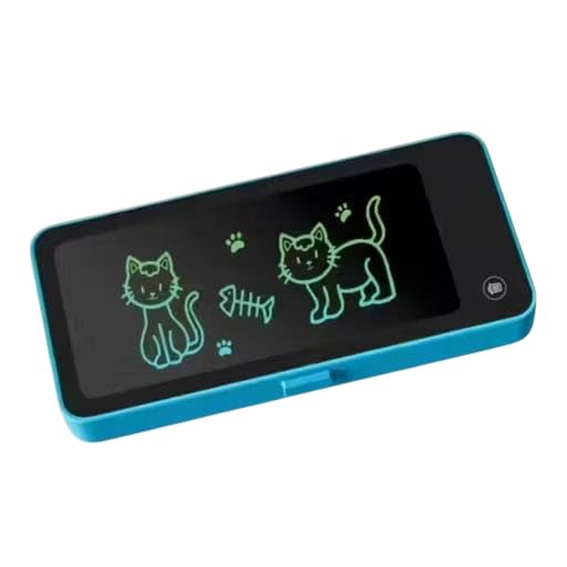 Pencil Box with Password and LCD Writing Slate|Portable, Stylish, Multipurpose, Long-Lasting MaterialGeometry Box