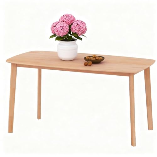 Geelife Dining Table for 6-7, Kitchen Table with Large Tabletop