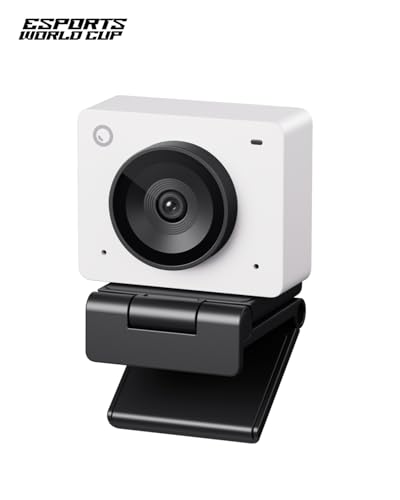 Image of OBSBOT Meet SE 1080P 100FPS Webcam for PC, AI Framing Streaming Camera with 1 /2.8 inch Sensor, Beauty Mode, Gesture Control, Staggered HDR, Web Camera for Desktop Computer, Laptop, Meeting. (Cloud White)