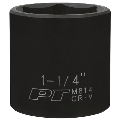 Image of Performance Tool M814 1 /2 Drive 1-1 /4 6-Point Impact Socket for Heavy-Duty Automotive Repairs and Maintenance Jobs