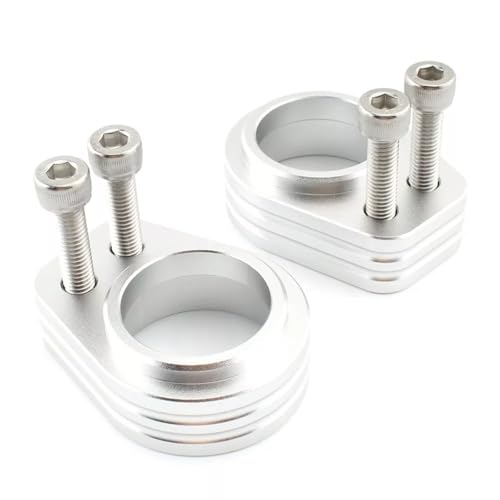 Élévateurs de guidon moto ZZR1200, adaptateurs aluminium 19.5mm et pinces support d'extension