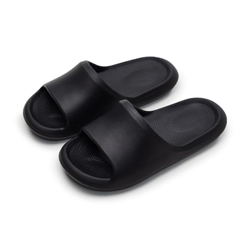utune Shower Slippers for Women Men, Quick Drying Lightweight Non Slip Open-toe EVA Travel-friendly Breathable Shoes Slide Slippers for Bathroom,House Slipper,Outdoor