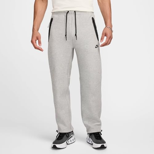 TECH FLEECE OPEN HEM PANTS "GREY HEATHER"2