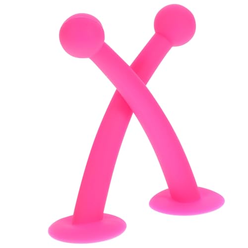 Hemobllo 1Pair Silicone Bee Antennae for Helmets Durable and Flexible Suction Cup Accessories Fun Decorative Tentacles for Easy Installation