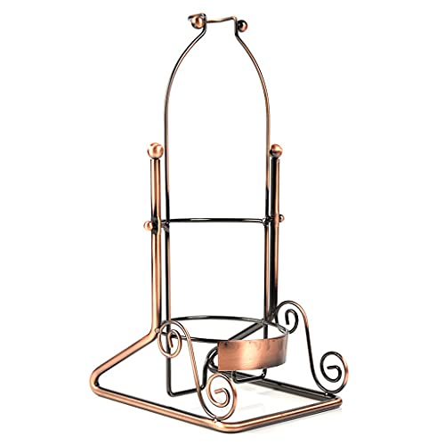 Soporte para botellas de vino de hierro forjado miniatura 1
