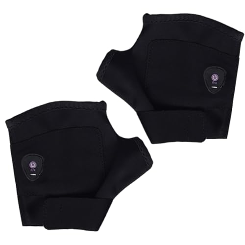 Guantes térmicos para motocicleta, guantes de invierno recargables con 3 ajustes de temperatura, guantes sin dedos para escribir al aire libre, senderismo, snowboard, ciclismo y actividades en clima