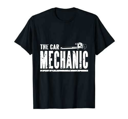 The Car Mechanic Retro Vintage Designs Presente Camiseta