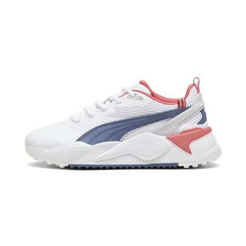 【momocoさま】PUMA♡ゴルフシューズ ホワイト/ピンク/ブルー momocoさま】PUMA♡ゴルフシューズ ホワイト/ピンク/ブルー