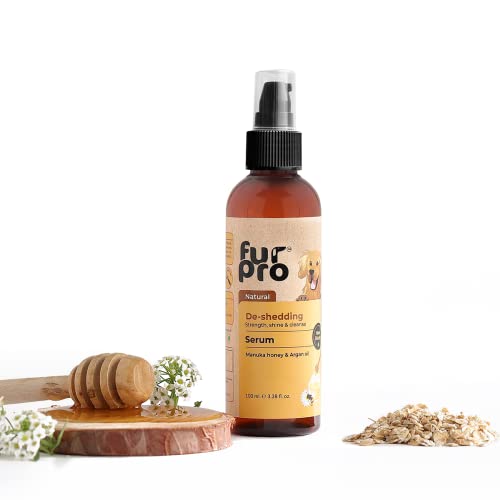 Image of Natural Dog Serum - Manuka Honey & Oatmeal | Controls Hairfall, Soothes Itchiness & Inflammation | Hydrates, Softens & Adds Shine | for All Breeds - 100ml