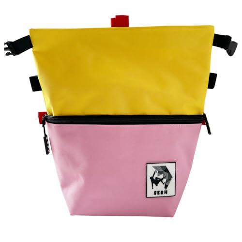 Bolsa de tiza SESH Cubo para escaladores, solución de gran tamaño contra derrames