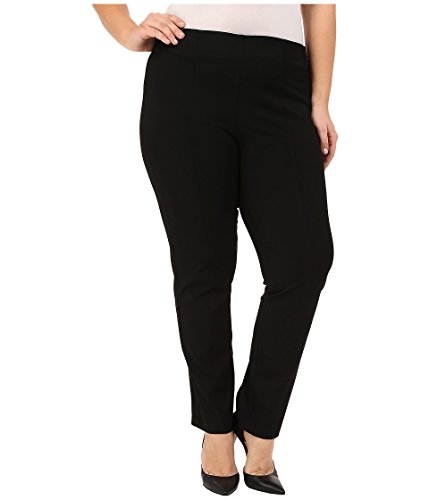 Vince Camuto Plus Women's Plus Size Front Seam Pants Rich Black Pants 14W X 31