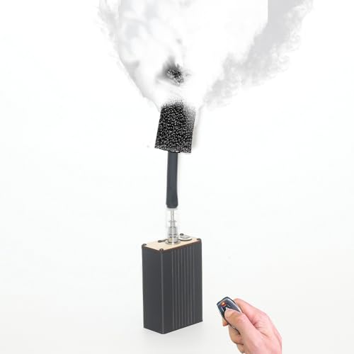 Portable Mini Fog Machine Fogger Remote Control Lightweight Handheld Smoke Machine for Photography Halloween Decorations Tiktok Viral Moments for Party Video Recording Masks Magical Cosplay Gift
