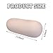 2 Pack Microbead Pillows Squishy Bean Bag Pillow for Neck Back Lumbar Support Cylindrical Body Positioner Bolster Tube Pillow for Home Couch Bed Sofa Travel Recliner Sleeping (Candy Pink+Candy Blue)