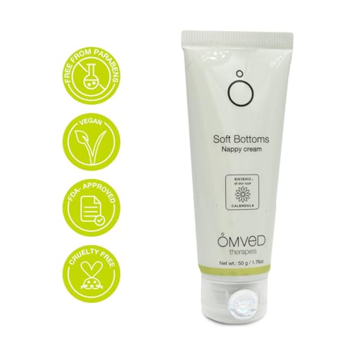 Image of Omved Soft Bottoms Baby Nappy /Diaper Cream - 50 Gram