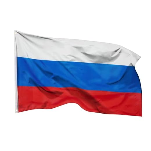 Aricona Russland Flagge 90x150cm - wetterbeständige Fahne mit Messingösen, 100% Polyester, robuste Doppelnaht & in lebendigen Farben - ideal für Flaggen-Liebhaber & Freunde