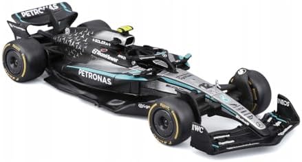 Bburago F1 Mercedes-AMG W16 2025#12 Antonelli 1:43 Scale Diecast Car with Authentic Details Mercedes F1 Replica Silver/Black Body Officially Licensed Product Recommended Age 3+ — view 6