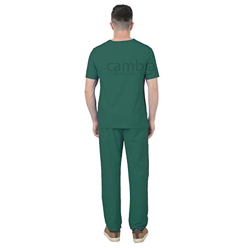 Image of Cambia Scrub Suits for Doctors Men /OT Dress Unisex (XS, Bottle Green)