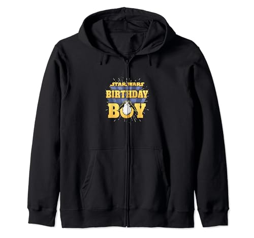 Sweat Star Wars Birthday Boy Porg à zip pour fête d'anniversaire
