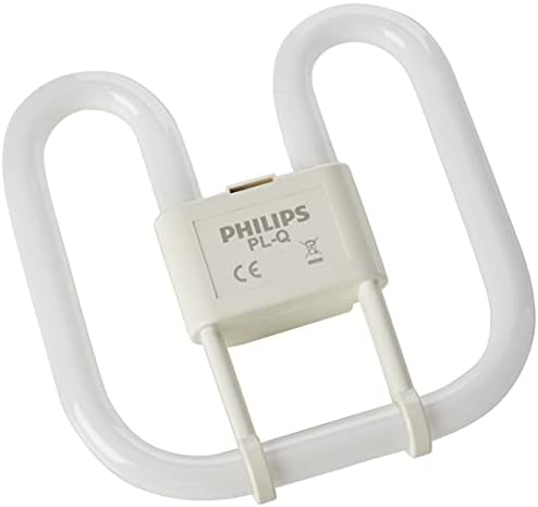 Philips PL-Q 16W GR10Q 4 Pin Compact Fluorescent Light Bulb - 16W/830/4P Warm White Light Bulb (10,000 Hours)