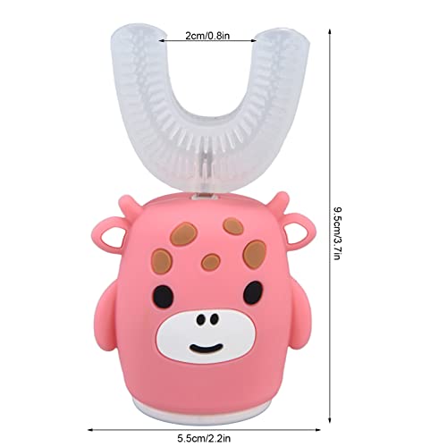Topyond U-förmige Zahnbürste Für Kinder, Rosa Cartoon-elektrische Zahnbürste, 360-Grad-Tooth Rush-Zahnreinigungsmaschine Für Den Ganzen Mund(Child) – Bild 7