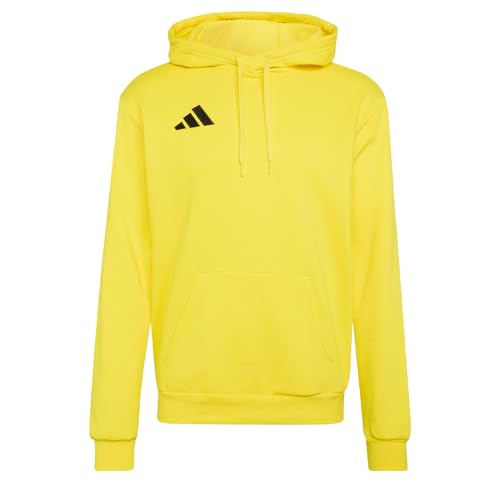 adidas Homme Entrada26 Hoodie Sweatshirt, Team Yellow/Black, S