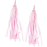 Healifty 1 Paar Bunte Fahrradlenker Deko Girlanden Strapazierfähige Rollerlenker Quasten für Kinderfahrrad Weiche Polyesterbänder Windspiel für Mädchen und Jungen