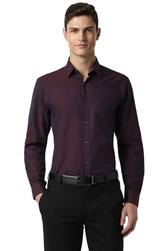 Image of Peter England Mens Polycotton Slim Fit Shirt