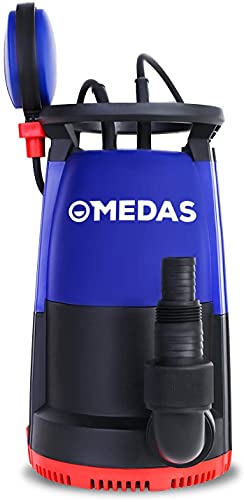 MEDAS 3 in 1 750-watt 1HP 4623GPH Electric Submersible Pump with Float Switch Dirty/Clean Water Pump for Ponds, Pools and Drain