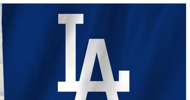 Los Angeles D Baseball Flag 2x3 Feet - Officially Licensed