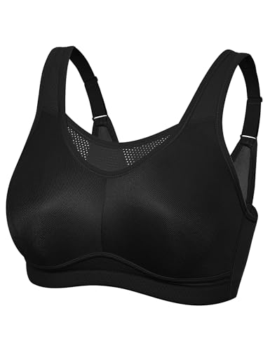 Wingslove High Impact Sports Bras for Women Seamless Full Coverage High Neck Workout Bra4