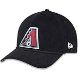 New Era Arizona Diamondbacks 9FORTY M-Crown Corduroy Snapback Cap, Adjustable Hat Black