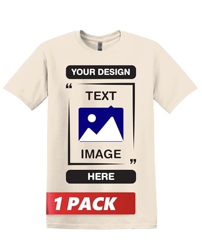 Gildan Custom T-Shirts - Personalized Unisex Crewneck…