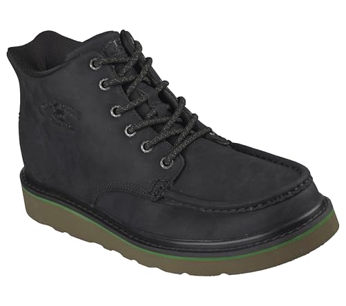 Image of Skechers mens John Deere Brockman 2.0 Moc Toe Lace Up Slip Ins