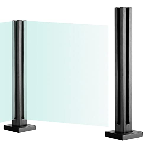 Support de poteau de balustrade robuste avec fentes pour robinets et finition architecturale - 2