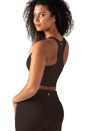 Image of YITTY Active Sports Bra Tank, Tank Top for Women with Built-in Bra, Racerback, Removable Cups, Low-Impact Yoga and Gym