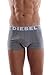 Diesel Men's Essentials 3-Pack Kory Boxer Trunk,white/black/gray,S