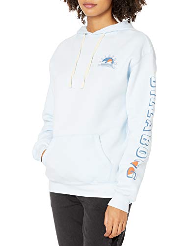 Billabong Women's Graphic Crewneck Sweatshirt, Dream Blue, M