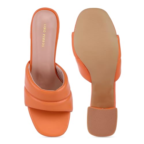 Image of Lino Perros womens Lino Perros Quilted Block Heels Heeled Sandal