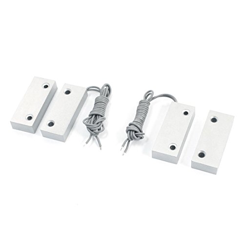 Ruilogod 2Pairs Wired NO Rolling Gate Door Contact Reed Switch (id: efa 19c d37 79a 303