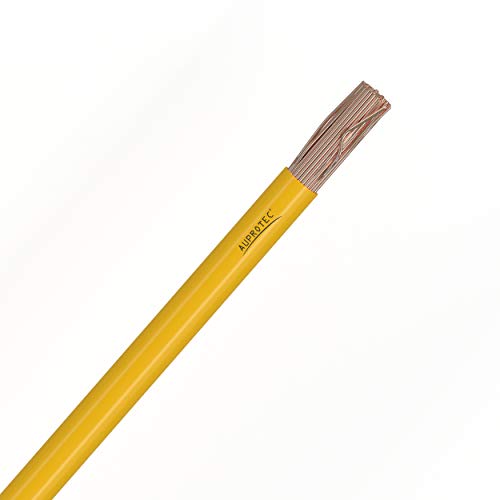 Câble de voiture FLRY-B jaune de 25 m isolant pour protéger vos circuits de bord