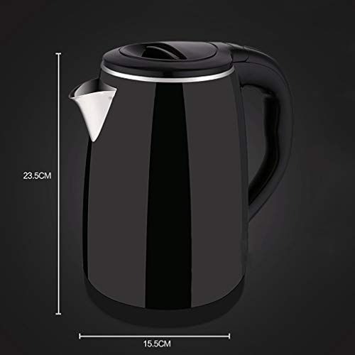 Hervidor eléctrico acero inoxidable 1500W 3.5L negro miniatura 2