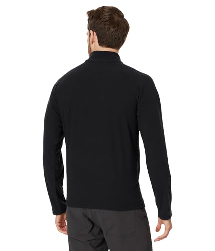 Image of Mountain Hardwear Men's Summit Grid Half Zip, Black, X-Large