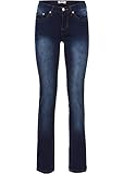 R�hre, Slim Fit bonprix Power-Basic-Stretch-Jeans im 5-Pocket-Look dunkelblau 50 für Damen