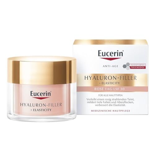 Eucerin Hyaluron Filler + Elasticity - Crema Rosè Anti Età Giorno SPF30, 50ml