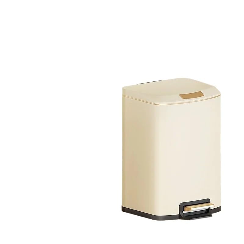 Miniatura 2 de Contenedor de basura Cubo De Basura Dedicado para Cocina, Cubo De Basura para USO Doméstico, Tipo Pedal De Acero Inoxidable, Gran Capacidad Con