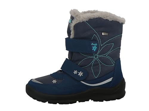 Boys Girls 63L1073007 Snow Boots, Navy Sky Blue, 26 EU Wide, Navy Sky Blue, 26 EU Weit2