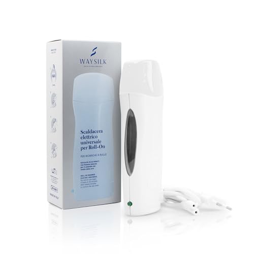 WAYSILK Scaldacera Elettrico Universale per Cera Depilatoria, Riscalda in 20 Minuti, Pratico e Sicuro